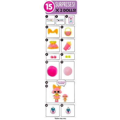 Игровой набор с куклой серии Color change Крошка и сестры (в ассортименте, в дисплее) L.O.L. Surprise! 580614