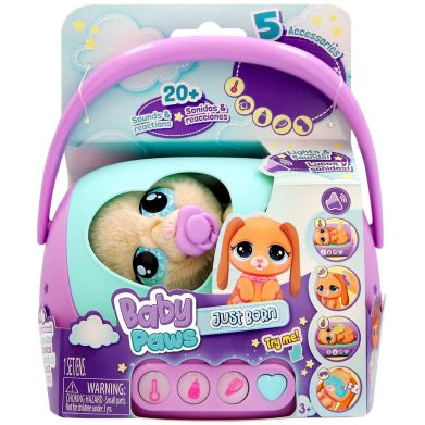 Интерактивный игровой набор BABY PAWS серии Just Born Щенок (с аксес.) 923478IM