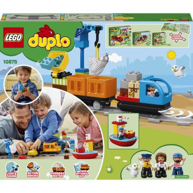 Конструктор LEGO DUPLO Town Грузовой поезд, 105 деталей 10875