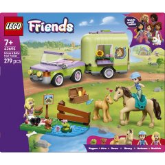 Конструктор LEGO Friends Причіп для коня й лошати 42695