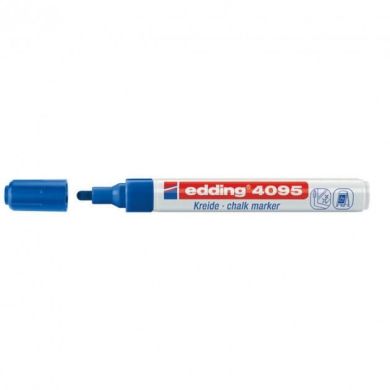 Меловой маркер Window e-4095 2-3 мм круглый синий Edding e-4095/03