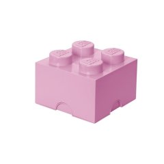Чотирьохточковий рожевий контейнер для зберігання Х4 Lego 40031738
