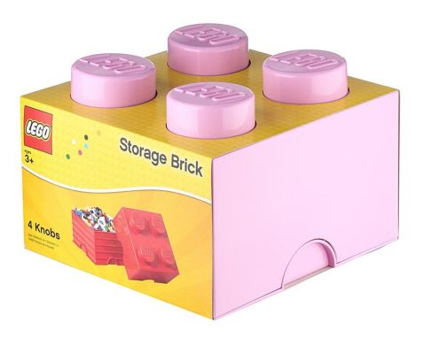 Чотирьохточковий рожевий контейнер для зберігання Х4 Lego 40031738