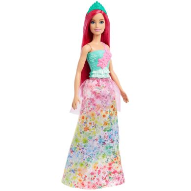 Кукла-принцесса с малиновыми волосами серии Дримтопия Barbie Барби HGR15