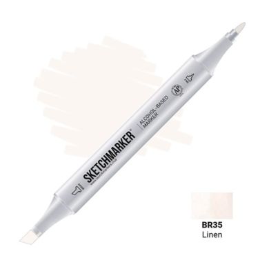 Маркер спиртовой двухсторонний Sketchmarker Linen SM-BR035