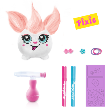 Набор DIY AIRBRUSH PLUSH Hair'iffic Сделай прическу Пикси AIR038/2