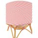 Обеденный стол RATTAN розовый/белый (89x90x75 см) J-LINE 51118
