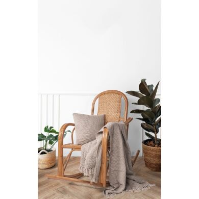 Плед ALPANA 130x170cm, тауп Tiseco 3411TAUPE, 170 x 130