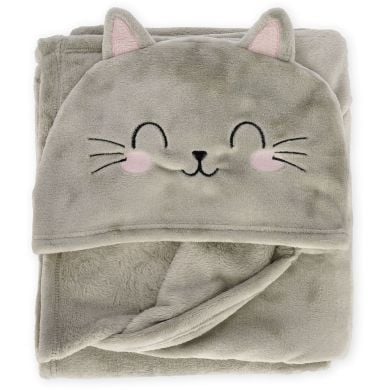 Плед с капюшоном Legami котик 150 x 125 CBL0003