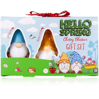 Подарочный набор HELLO SPRING (бомбочка для ванны, бальзам для губ в форме гнома) ACCENTRA 4015953710728