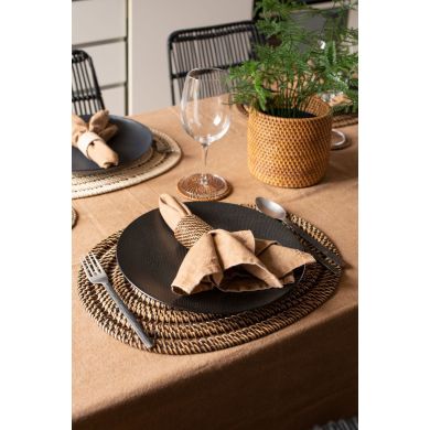 Салфетки кухонные MYRNA 40x40см,(2шт), taupe Tiseco 9609TAUPE