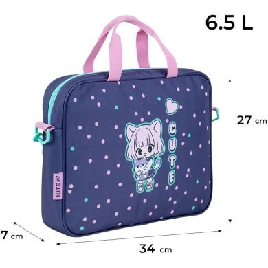 Шкільна текстильна сумка Kite A4, 1 від., 589 Be Friends K26-589-1
