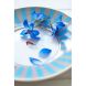 Тарілка Pip Studio Love Birds смужка блакитна/хакі 17 см 51.001.239, 17