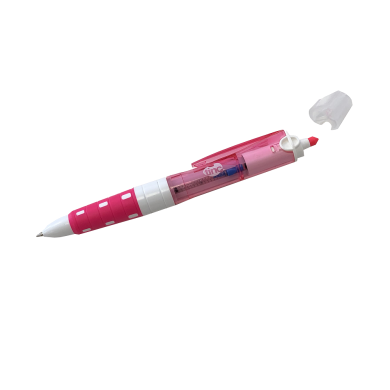 Многофункциональная ручка-маркер 3в1 Tinc Розовая Multi-Function Pen & Highlighter Pink PENHLTPK