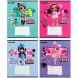 Тетрадь 12 листов, косая линия, гибр. лак + УФ лак, LO Kite LO25-235