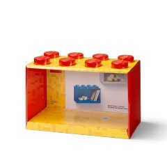 Декоративная полка для хранения книг Х8-красная Lego 41151730