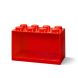 Декоративна полка для зберігання книг Х8- червона Lego 41151730