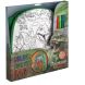 Dinosaur Expedition Рюкзак-раскраска с фломастерами, арт.990192 Moxy 990192