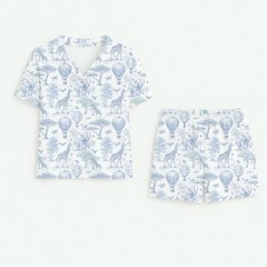 Детская пижама с коротким рукавом и шортами 2-3р My Little Pie 92-98 Africa Blue PJ023