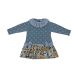 Детское платье Dr. Kid вязанное голубое 9M DK371/OI20