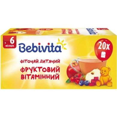 Фіточай Bebivita вітамінний фруктовий 30 г 1378/027-У