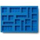 Форма для кубиків льоду силікон синя Lego 41000002