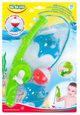 Игрушка для ванны Bebelino Рыбалка 58072, Голубой