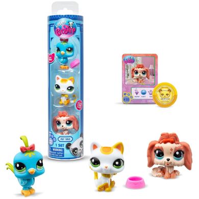 Игровой набор LITTLEST PET SHOP НАСТРОЕНИЕ ГОРОДА (3 фигурки, аксессуар.) 551