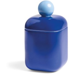 Емкость для хранения с крышкой-шариком, голубая, 10см, & Klevering 1506-02