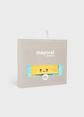 Дитячий пляжний рушник з капюшоном Mayoral Бірюзовий 9113