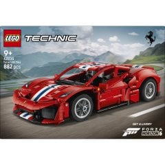 Конструктор Автомобіль Ferrari 488 PISTA Lego Technic 882 деталей 42235