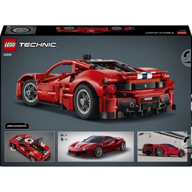 Конструктор Автомобиль Ferrari 488 PISTA Lego Technic 882 дет. 42235