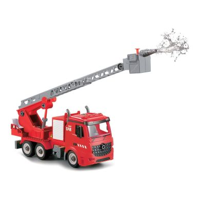 Конструктор Funky toys Пожежна машина з висувною драбиною іта ефектами 1:12 FT61114