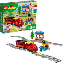 Конструктор LEGO Duplo Town Поїзд на паровій тязі, 59 деталей 10874