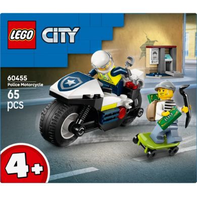 Конструктор Преследование на полицейском мотоцикле LEGO City 60455