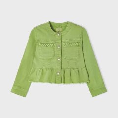 Куртка для девочки джинсовая 6G, р.92-98 Зеленый Mayoral 3473