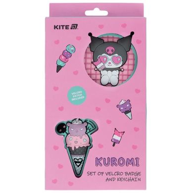 Набір бейдж на липучці та підвіска, 2 шт, 3010-2 Hello Kitty HK25-3010-2