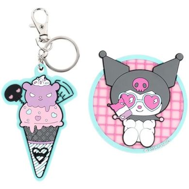 Набір бейдж на липучці та підвіска, 2 шт, 3010-2 Hello Kitty HK25-3010-2