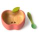 Набор детской посуды: миска и ложка &laquo;Яблоко&raquo;, Oli&Carol W-BOWL-APPLE