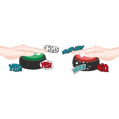 Набор из 2 звуковых кнопок Yes & No Legami SBS0001