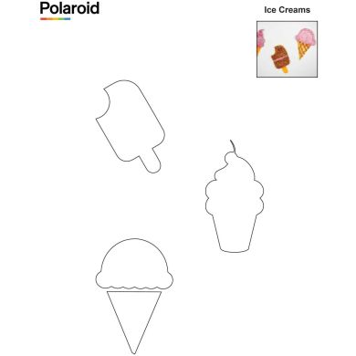Набір картриджів для 3D ручки Polaroid Candy Pen Полуниця рожевий, 40 шт PL-2505-00