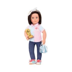 Набор Our Generation DELUXE Кукла Эверли с книгой и аксессуарами для боулинга BD31165AZ