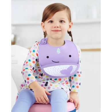 Нагрудник Skip Hop силиконовый Кит серия ZOO 9I415110