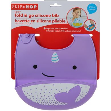Нагрудник Skip Hop силиконовый Кит серия ZOO 9I415110