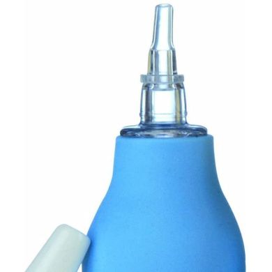 Носовой аспиратор с насадкой для чистки ушей Nuby голубой ID172, Голубой