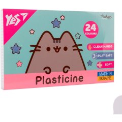 Пластилин Yes, 24 цв., 480г Pusheen 540685