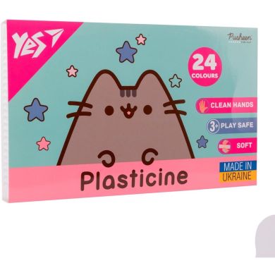 Пластилін Yes, 24 кол., 480г Pusheen 540685