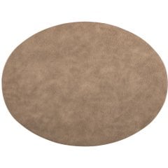 Плейсмат под тарелку TROJA овальная, 33&times;45см, серо-коричневая Tiseco ZZ0490TAUPE