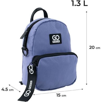 Міні рюкзак-сумка GoPack EducationTeens 181XXS-3 фіолетовий GO24-181XXS-3