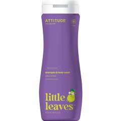 Шампунь детский Ваниль и Груша 473мл Little Leaves Attitude 626232410150